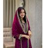 Ensemble Salwar Kameez Bollywood pour Femme - Salwar Suit en Fausse Georgette pour Fête - Designer Indien
