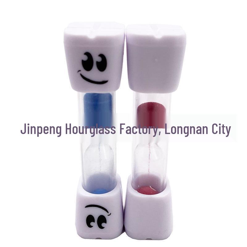 Creative Smiling Face Hourglass Timer—Cute, Drop-Proof 2/3-Minute Toothbrushing Timer for Kids