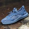2025 Summer New Creek Shoes Wading Shoes Quick-drying Big Mesh Shoes Versatile Breathable Fly-woven Shoes Men's Sports Trendy Shoes