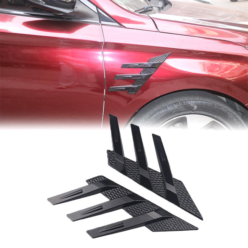 Universell Bakre Vindruta Sidspoiler Sidoventiler Dekoration Allmän Fönsterjalusi Exteriör Dekorativ Bakre Vinge Tillbehör