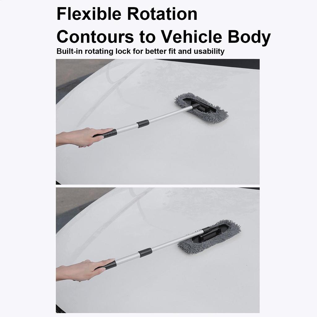 Windshield Cleaning Tool Frost Removal Telescopic Car Wash Mop For Cleaning Wash Glass Automotive Detailing Truck Floors Window