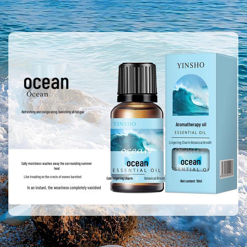 YINSHO Oil-Soluble Aromatherapy Essential Oil 10ml - Long-Lasting Deodorizing Air Freshener for Indoor Bedrooms.