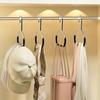 2-Pack Metal Hat Storage Set Multi-Functional Wall-Mounted Rack For Baseball Caps, Scarfs, Belts | Durable