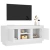 Vidaxl TV Cabinet, White, 102X35X45 Cm, Wood-Based Material