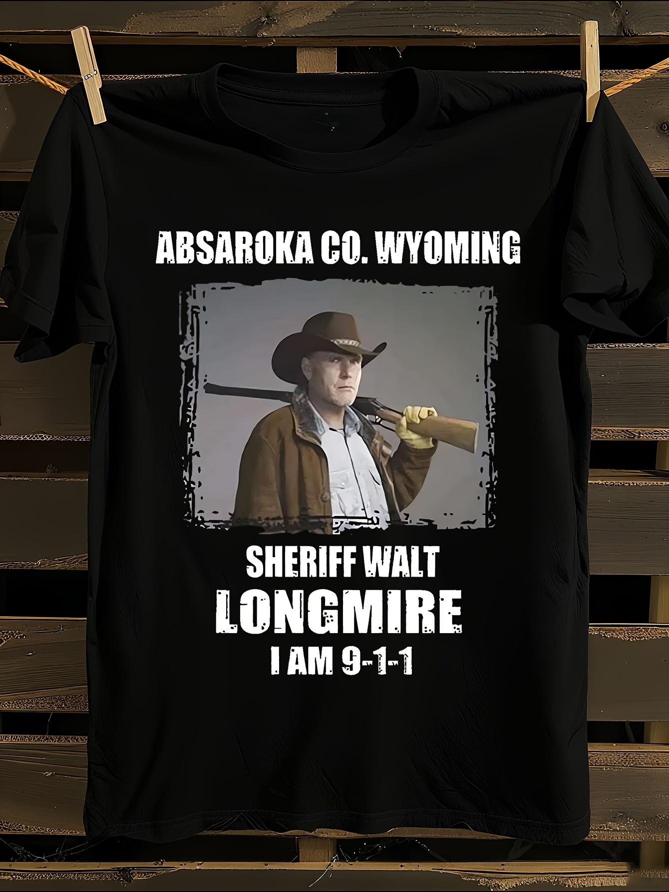 Absaroka Co. Wyoming Sheriff Walt Longmire Graphic T-shirt XXL