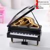 Creative Piano Music Box Ornament for Home Decoration and Children's Gifts - Customizable Music Store Logo