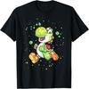 Tricou Super Mario Yoshi Portret Acuarelă cu Stropi