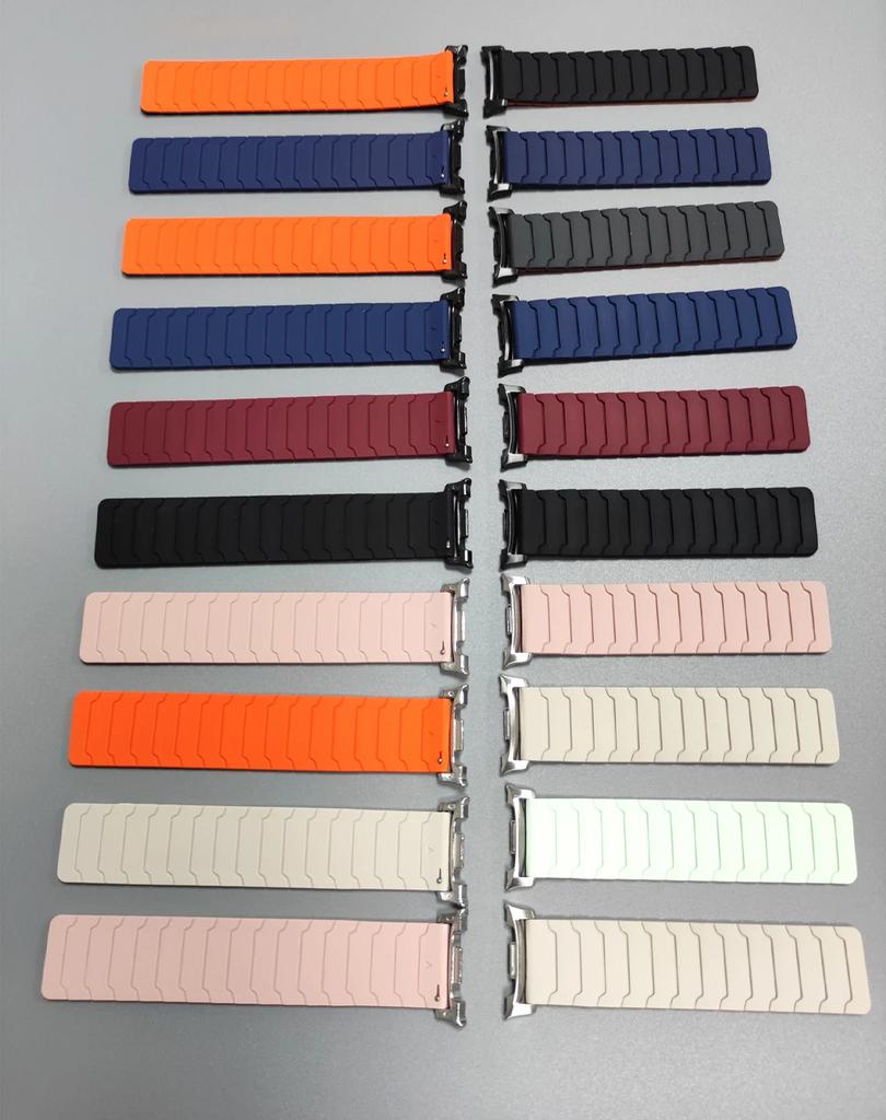 Silicone Strap for Samsung Galaxy Watch 8 40mm 44mm 8 Classic 46mm Sports Magnetic Bracelet Galaxy Watch Ultra 2026 47mm Correa