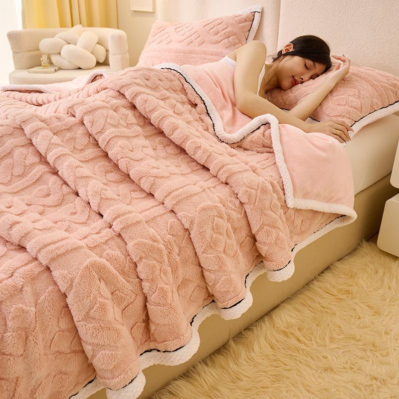 Winter Thick Tafu Velvet Milk Velvet Blanket