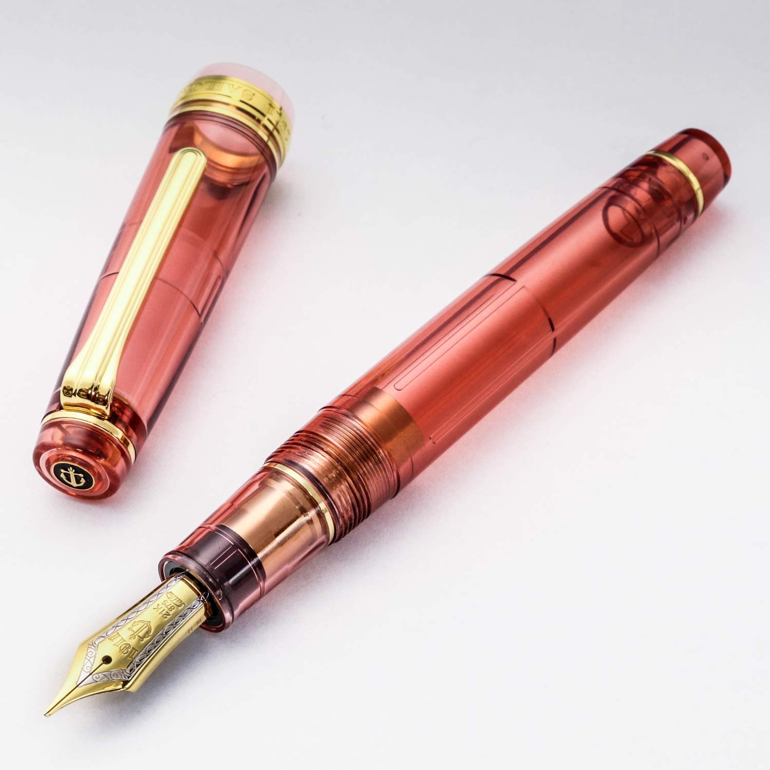 

WANCHER Limited Fountain Pen SAILOR Original Professional Gear Hawaiian Ripe 21K Fountain Pen Special Production Extra [Wancher Product] (EF Fine)