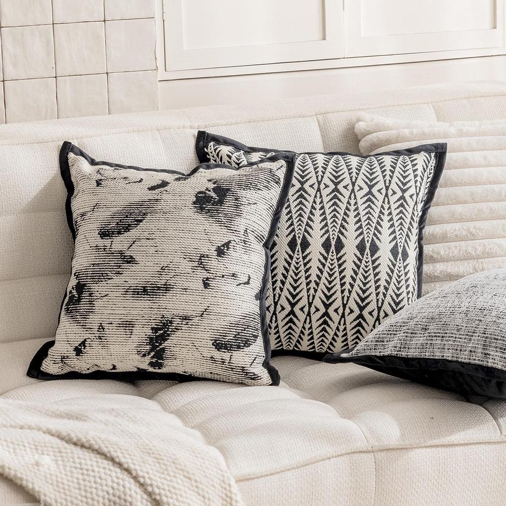 Modern Minimalist Light French Sofa Pillowcase for Living Room & Bedroom