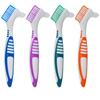 1Pcs Denture Brush Toothbrush Dual Delicate Heads Teeth Braces Oral Cleaning for Men or Women Deticated Brush Brighting Friendly