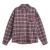 Men's Button Down Shirts Regular Fit Long Sleeve Casual Plaid Shirt for Men Vintage Soft Plaid Shirts with Pocket