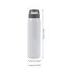 500Ml Insulated Straw Cup for Elderly: Weighted Straw Design Anti-Spill Sipping Mug for Bedridden Patients Dysphagia Care Home