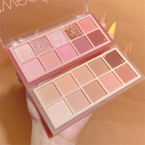 SNS People's Love Eyeshadow Palette 10 Colors Everyday Butterfly Eye Palette Eyeshadow Better Eyes Cosmetics Commuting High Color Lasting Unique Powde