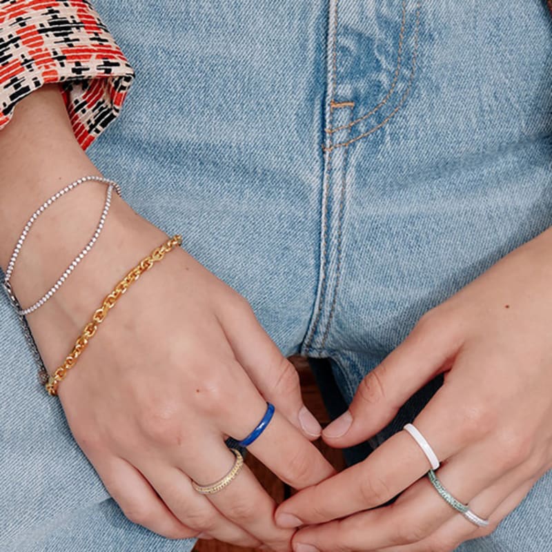 BE/GINS Larin Anchor Chain Solid Bracelet