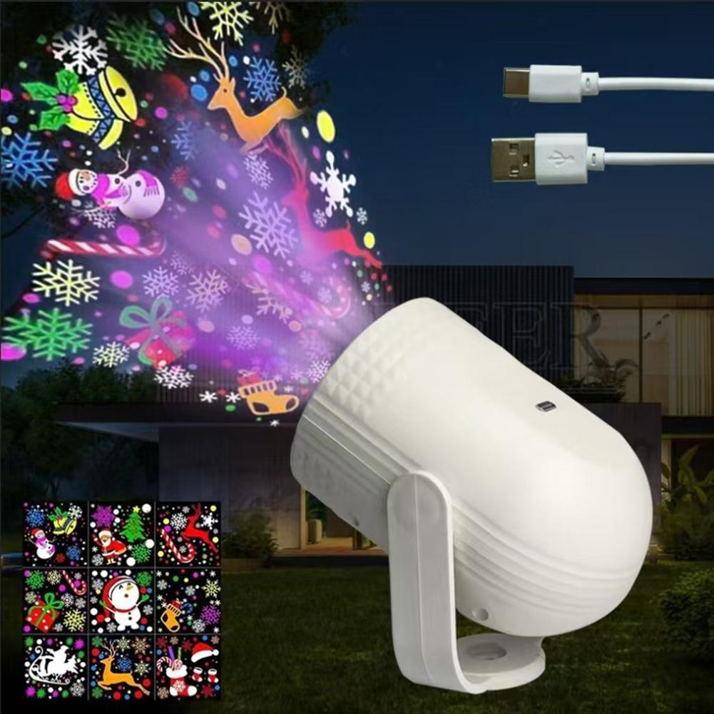 

Usb Xmas Projector Light Indoor Outdoor Energy-Efficient LED Projection For Holiday Decor China Mainland
