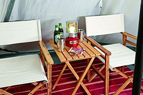 Captain Stag (CAPTAIN STAG) Camping Lantern Light, Twin Light, LED Lantern with Stained Glass-Style Sheet, Red, UK-4032