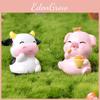 Resin Miniature Elephant Pig Rabbit Cow For Creative Bonsai And Terrariums