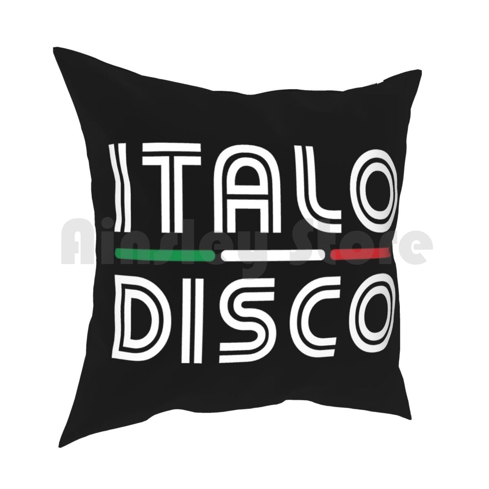 Italo Disco Pillow Case Printed Home Soft Throw Pillow Italo Disco Italodisco Retro s Eurodisco Italy Italo Music 30x30cm 12x12in