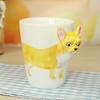 Creative Ceramic Puppy Giraffe Coffee Cup Cute Animal Mug Relief Three-dimensional Decor Afternoon Tea Breakfast Milk Mug 400ml