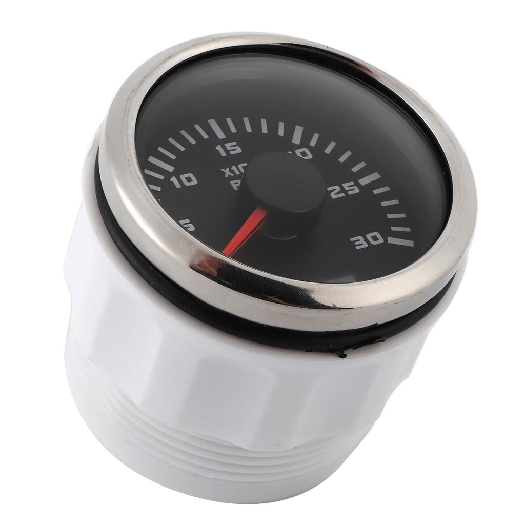 2in 3000RPM Tachometer LCD Display for Car Motorcycle Engineering Machinery Outboard Engine