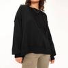 Women's Fashionable Solid Color Long Sleeved Sweatshirts Top