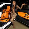 Women's Sexy Leopard Print Long Sleeve High Waist Jumpsuit
