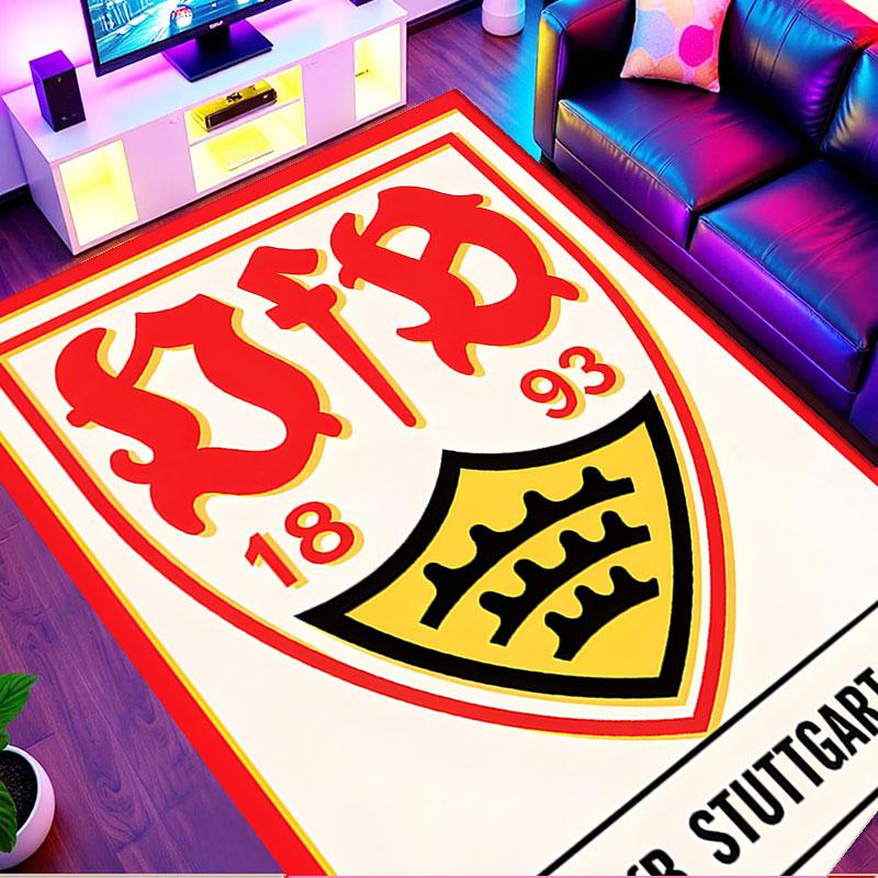 VfB Stuttgart Print Rug, Washable Floor Carpet, For Entryway Dorm Laundry Room Office Study, Home Decor Birthday Christmas Gift