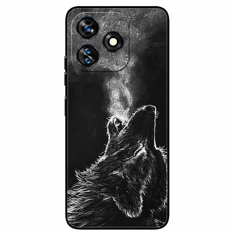 For Oukitel C51 Case 6.8'' Shockproof Silicon Animals Cool Painted Covers for Oukitel C51 C 51 Cartoon TPU Shell Protective Capa