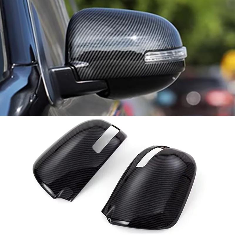 Rearview Mirror Cover Reversing Mirror Frame Chrome Rain Eyebrow Frame Decorative Sticker For Mitsubishi Outlander 2013-2018