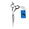 FDMS-12 Silver 6.0 Inch 440C Special Shaped Dimaxi, Hair Scissors, Barber Scissors, Flat Scissors, Bangs Scissors