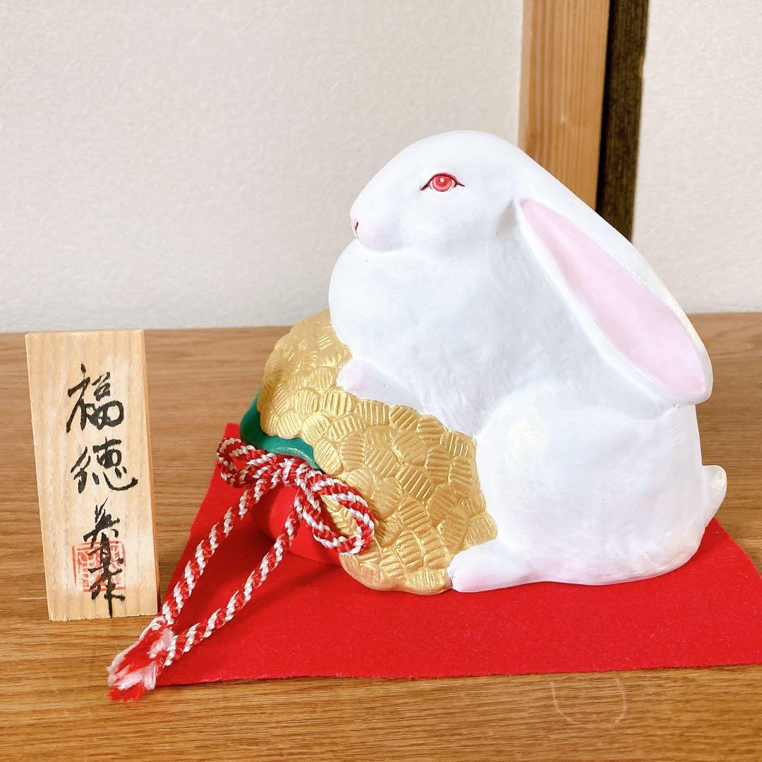 

[Б/У] Фигурка белого кролика Кукла Хаката