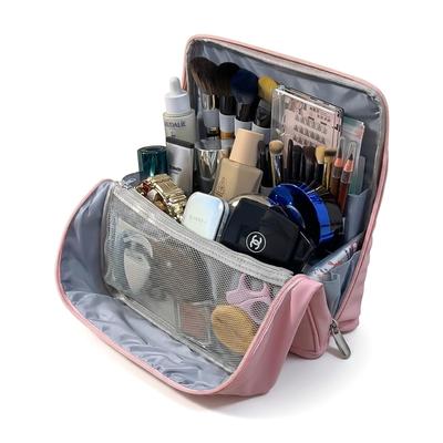 WHYTUP Cosmetic Pouch Large Makeup Travel Large for Business and Travel Makeup Brush Storage Travel Cute Multifunctional Pouch - Cute, Self-Standing,