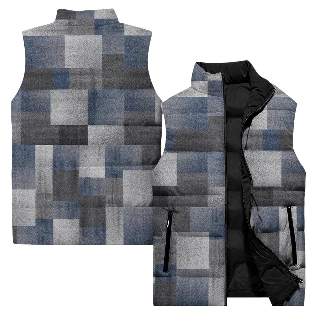 Dámská ležérní a módní vesta bez rukávů s květinovým potiskem, bavlněná bunda