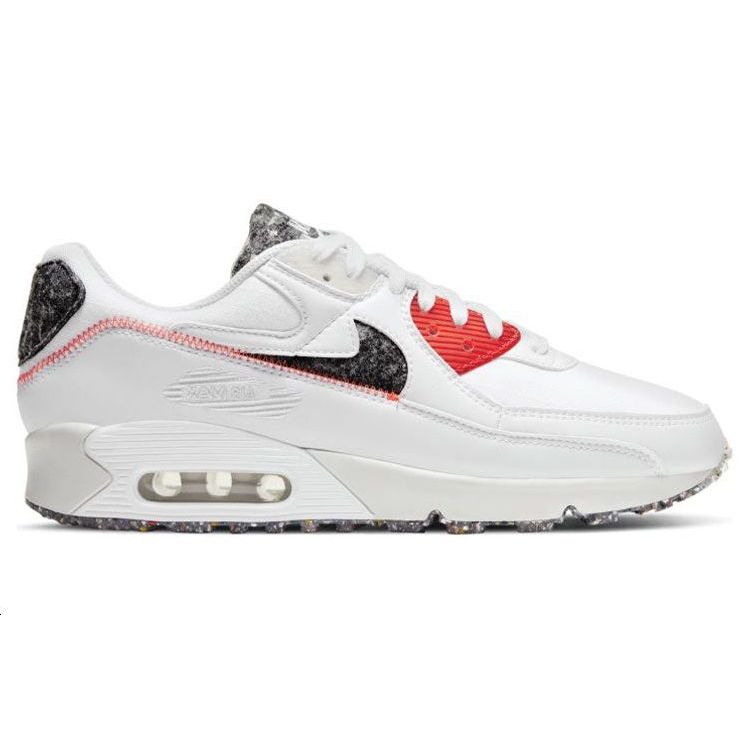 Nike Air Max 90 M2Z2 Recycled Wool Pack - White Photon Dust Men Sneakers Bright-Crimson DD0383-100