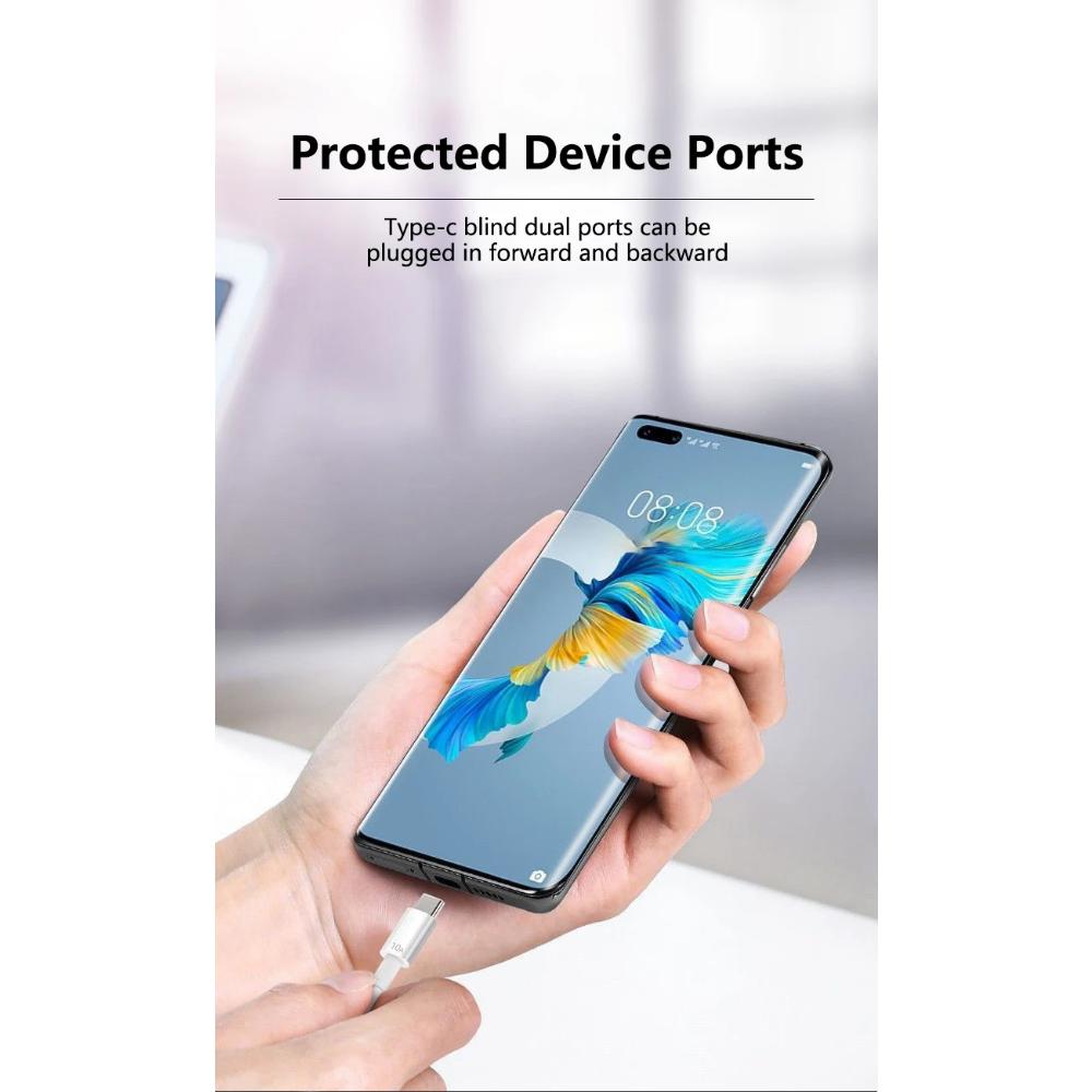USB Type C Cable 120W 10A Fast Charging Wire Mobile Phone USB For Huawei P30 Xiaomi Realme Samsung Poco X6 USB C Data Cable Cord