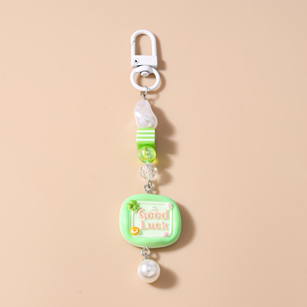 Cute Resin Star Love Heart Key Chain Women Girls 3D Bear Key Ring Pendants for Handbag Charms DIY Kid's Jewelry Gift