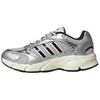 Crazychaos 2000 Comfortable Lightweight Fabric Durable Low-Top Running Shoes Men Sneakers Silver Black JQ9627