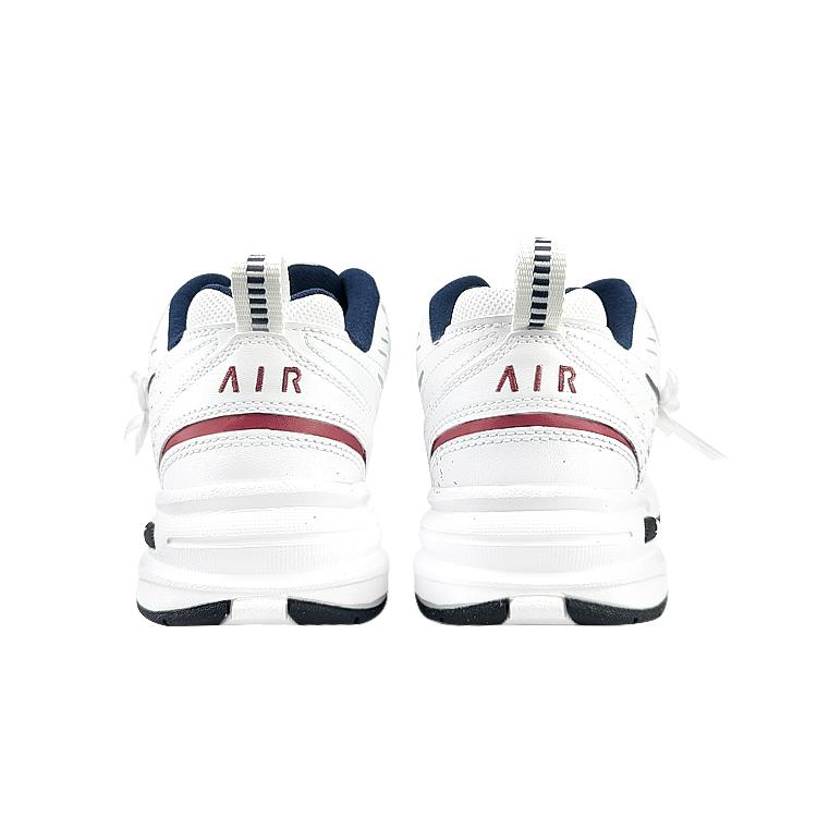 Nike Air Monarch 4 Cushioning Slip Resistant Abrasion Resistant Height Increasing Low Top Chunky Sneakers Unisex 415445-102(Team76-)