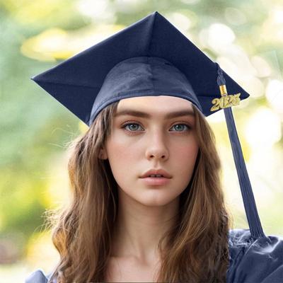 2025 Püsküllü Mezuniyet Kepi Ayarlanabilir Boyutlu Elastik Bantlı Bekar Şapkası Mezuniyet Elbisesi Aksesuarı Yüksek Lisans Mezuniyet Töreni Şapkası
