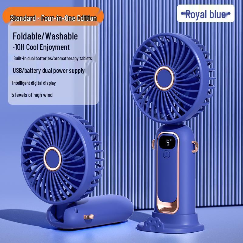 2025 Foldable Neck-Hanging Portable Mini USB Fan - Silent and Compact