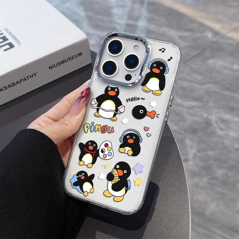 

Phone Case Cute cartoon Pingufor OPPO Reno4 Reno5 Reno6 Reno8 Reno11 Reno12 Reno13 Reno14 Z T F Pro 5G Transparent Soft Cover Reno2 F