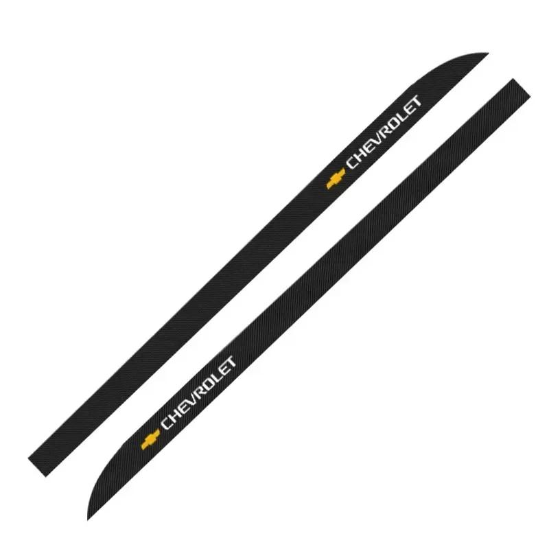 

2PCS Car Door Side Skirt Long Stripes Graphical Stickers For Chevrolet Camaro Auto Body Decor Vinyl Decals Tuning Accessories чорний