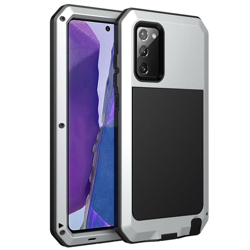 

Прочный металлический противоударный чехол Для SAMSUNG Galaxy S25 Ultra S24 Plus S23 S22 S21 Note 20 10 Полностью защитный чехол Военного класса For Samsung S24 Plus серебряный