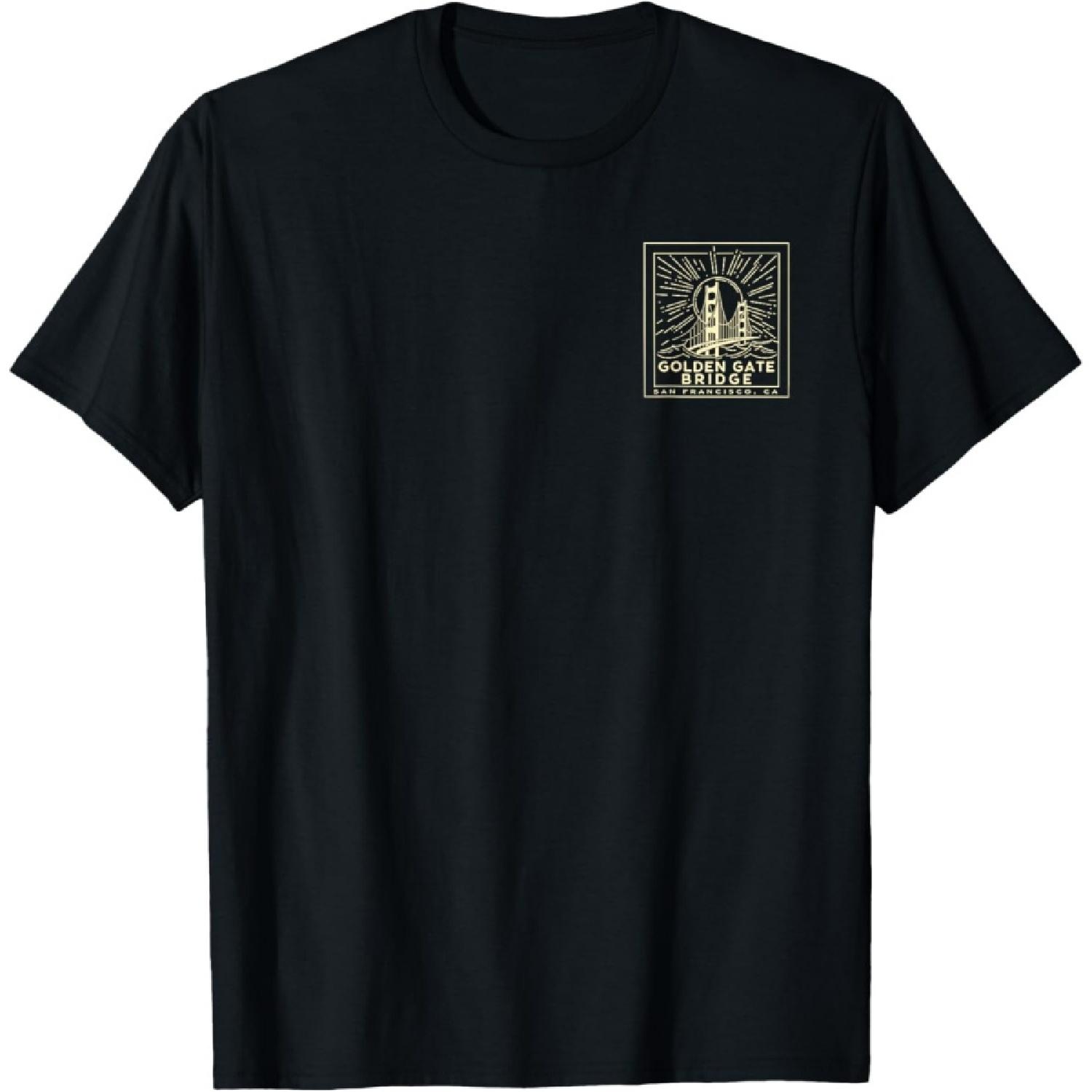 Golden Gate Bridge San Francisco Front_Back T-Shirt S