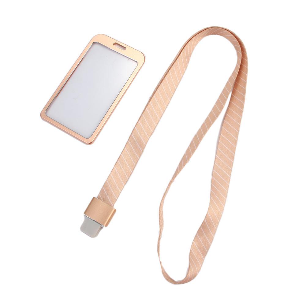 with Lanyards Waterproof School Office Supplies Badge Holder ID Card Case Credit Card Holder