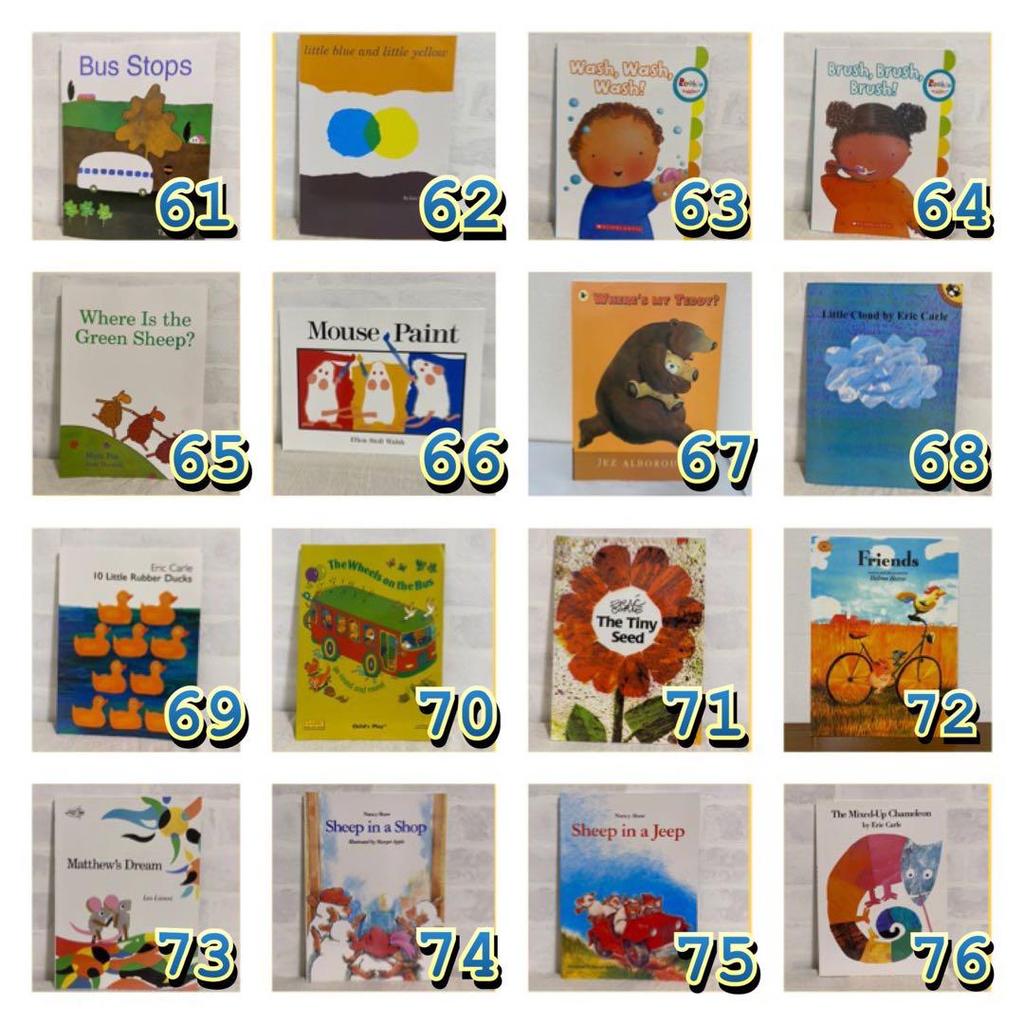 [USED] Sale! English picture book set of 3