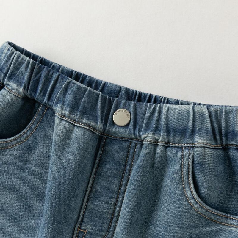 DaveBella Boys' Washed Denim Casual Pants
