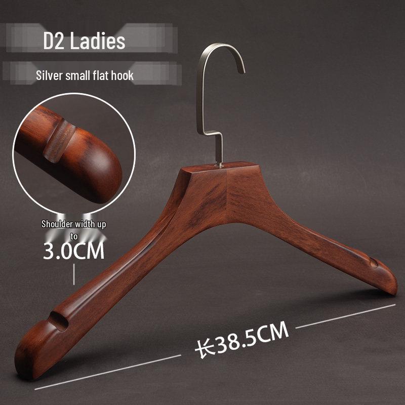 Men s Extra Long Solid Wood Wide Shoulder Suit Hanger 10 pieces